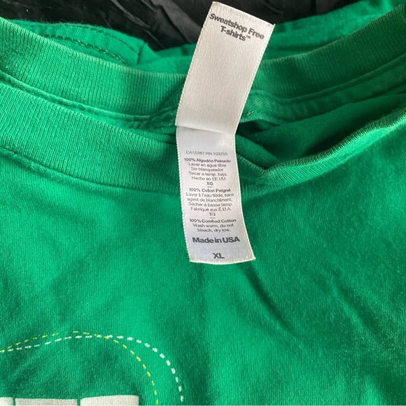 Retro Y2K To Write Love On Her Arms green tee TWLOHA American Apparel Size XL - Picture 5 of 9